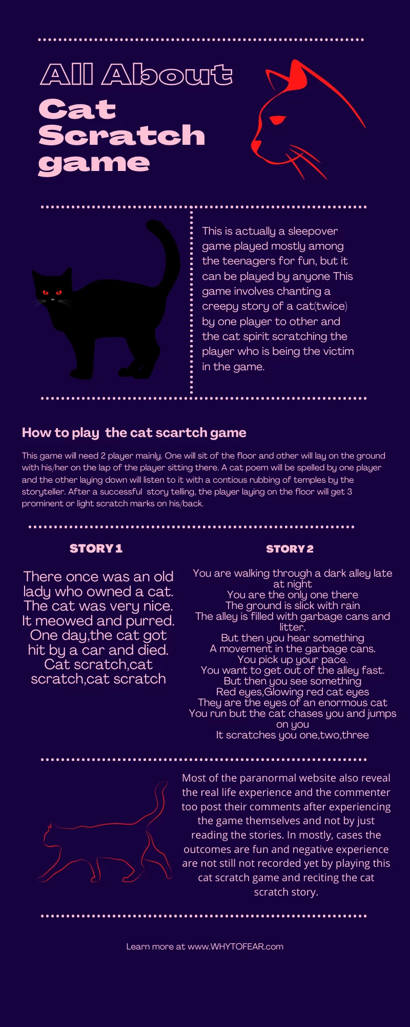 cat scratch game rules and story
